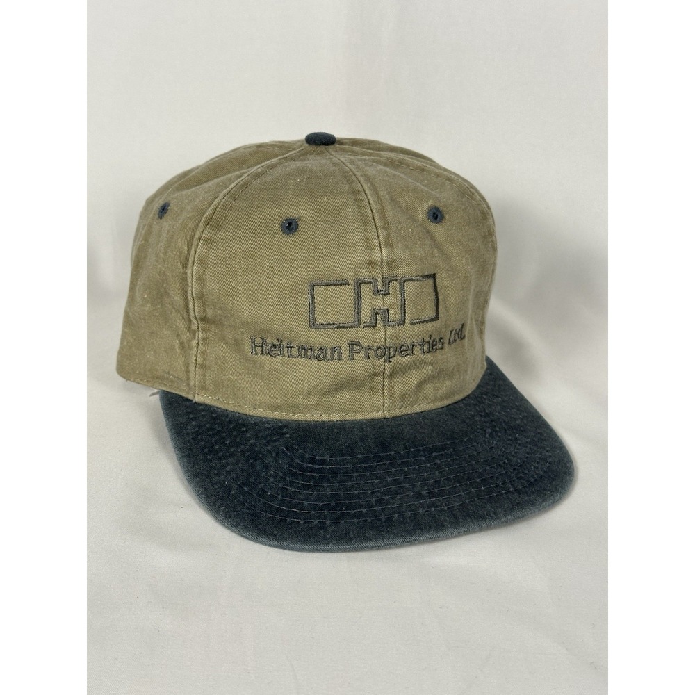 Heitman Properties Ltd Snapback Hat Washed Cotton Twill Faded Cap Fahrenheit